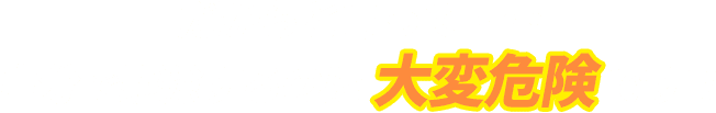 だからと言って・・・自分で駆除するのは大変危険です！
